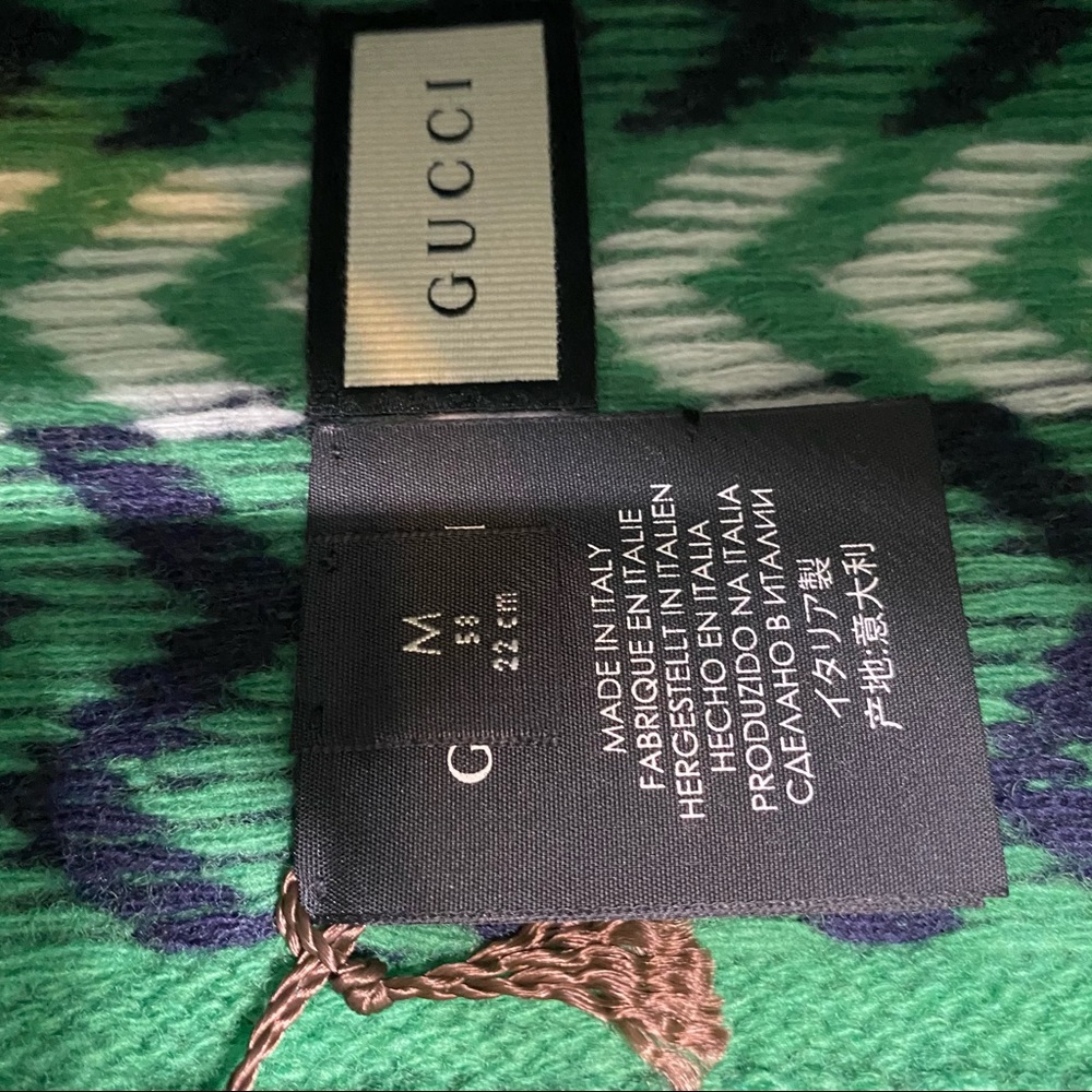 Gucci Zaggede Wool Beanie Hat - Picture 14 of 15